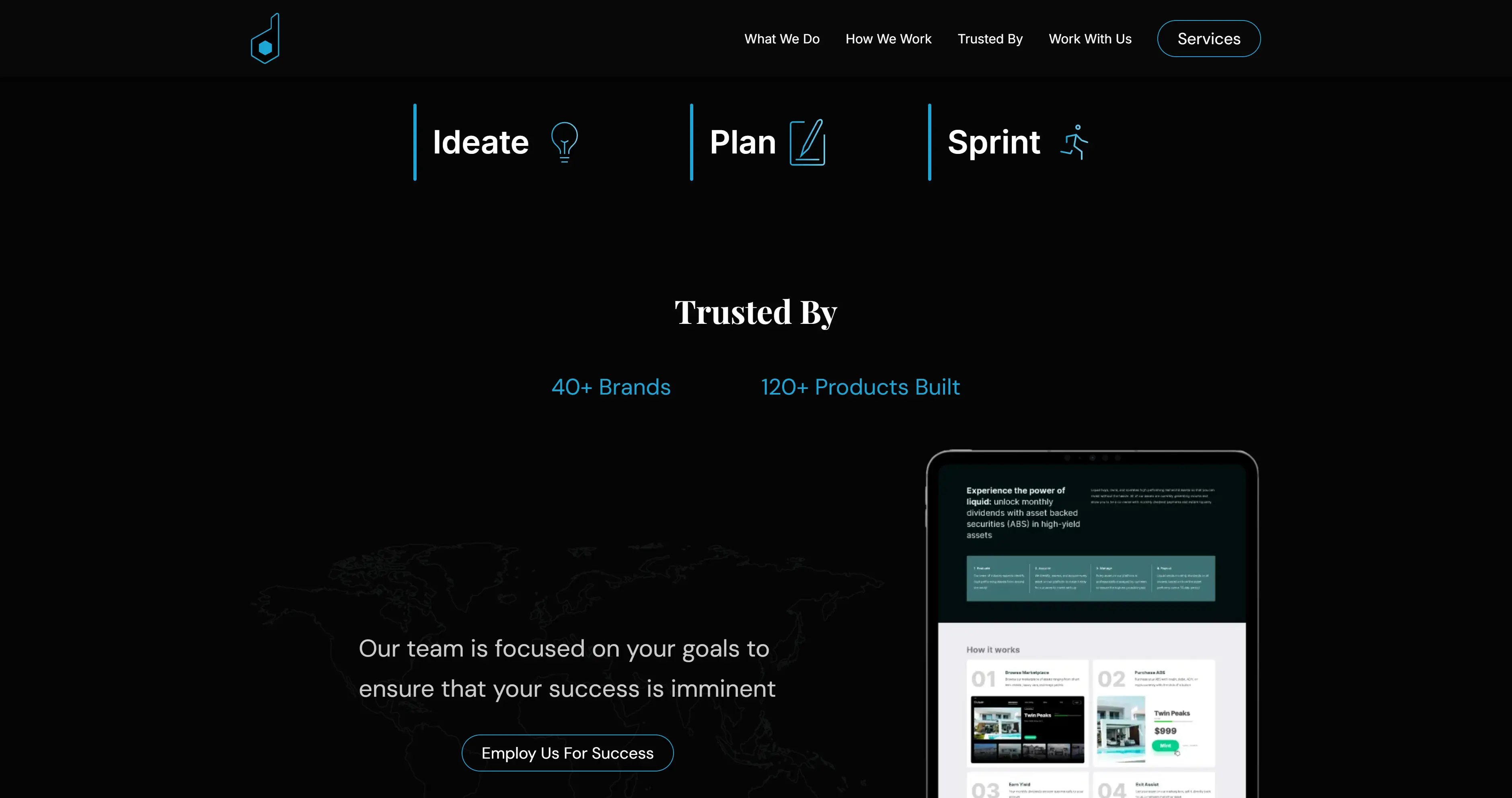 Dappd trusted by section