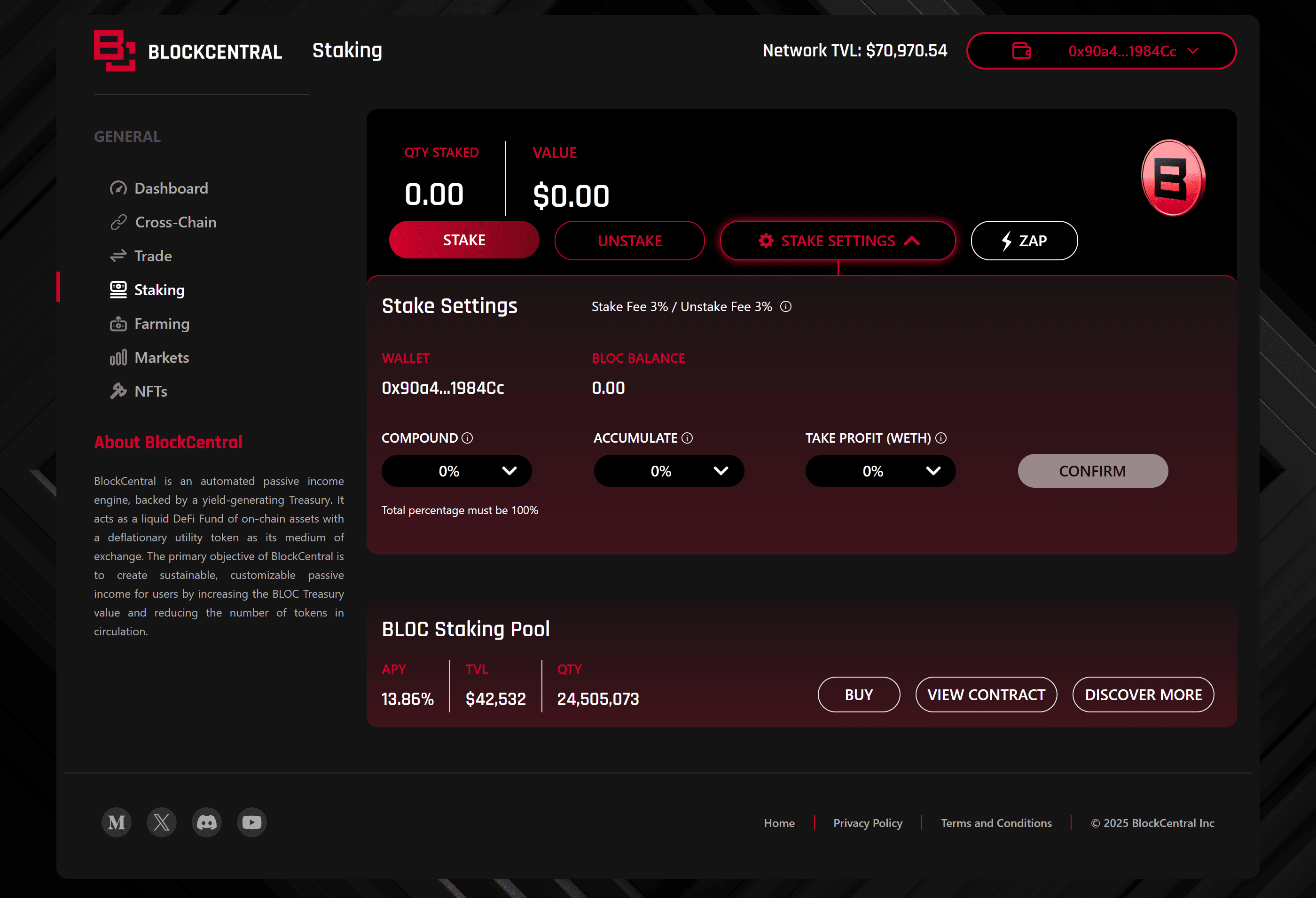 Staking Dashboard